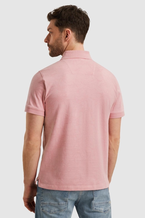 PME legend short sleeve polo fine pique aop